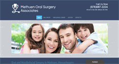 Desktop Screenshot of methuenoralsurgery.com
