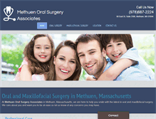 Tablet Screenshot of methuenoralsurgery.com